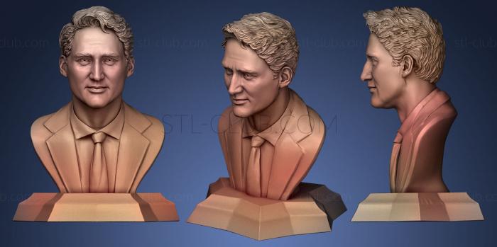 3D model Justin Trudeau (STL)